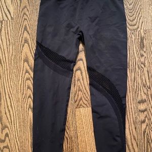 Zyia Black Angle Performance Hi-Rise 7/8 24"